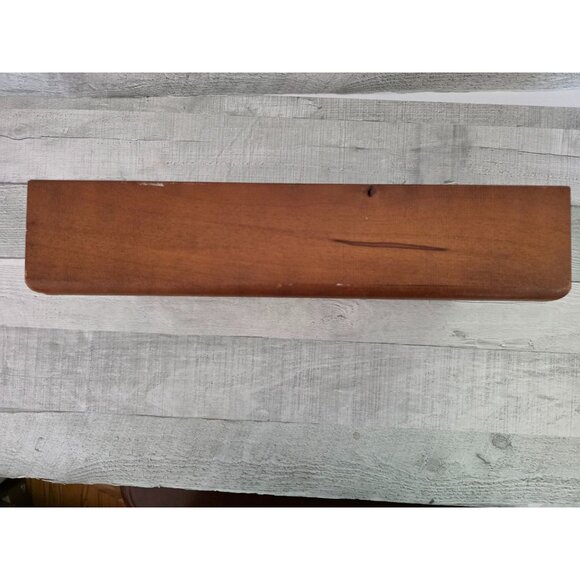 Vintage Snowy Owl Art & Quartz Clock In Wood Frame Mirrored - Picture 4 of 8